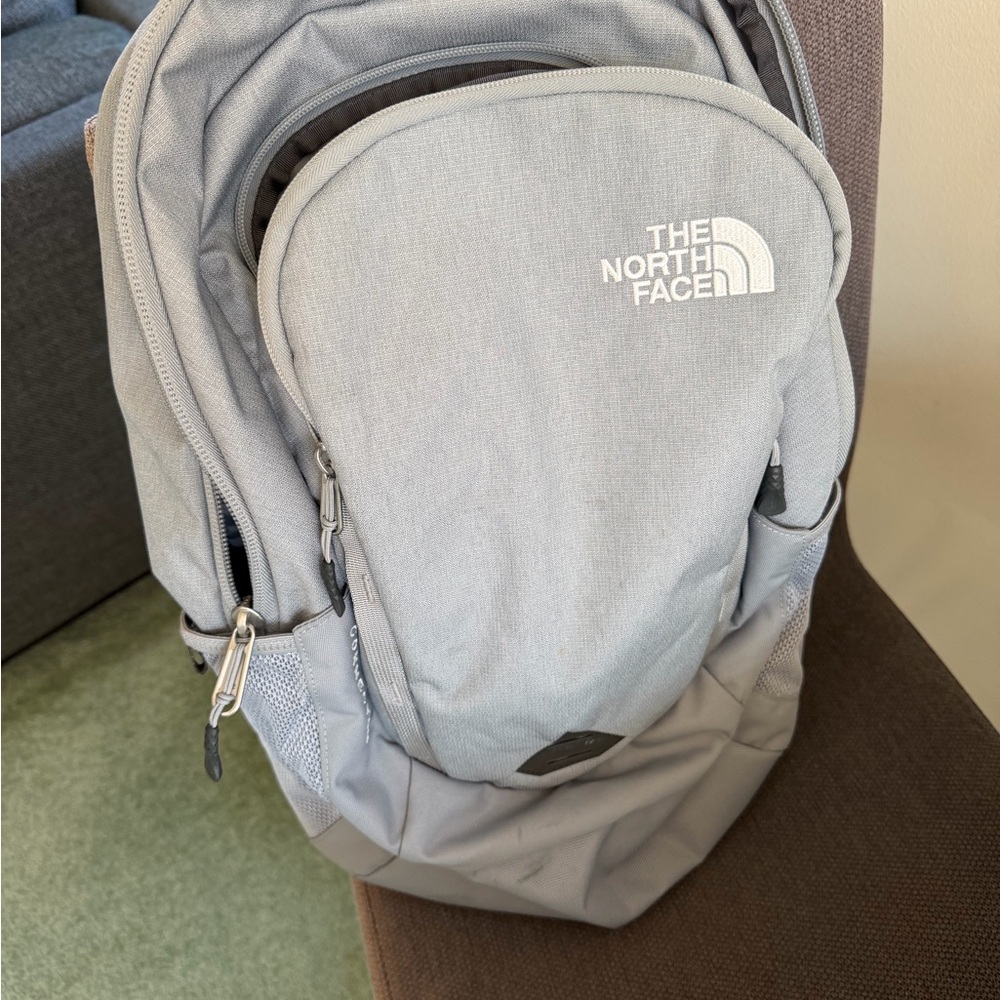 The North Face Light Gray Backpack